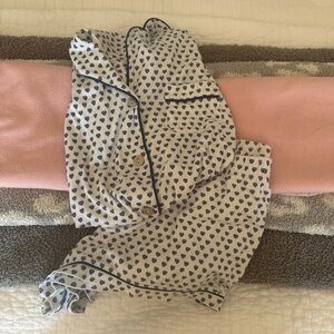 Heart Print Pajama Set